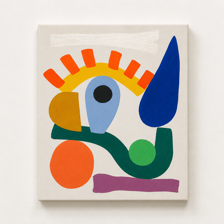 Oeuvre originale sur canevas 'Intuition'