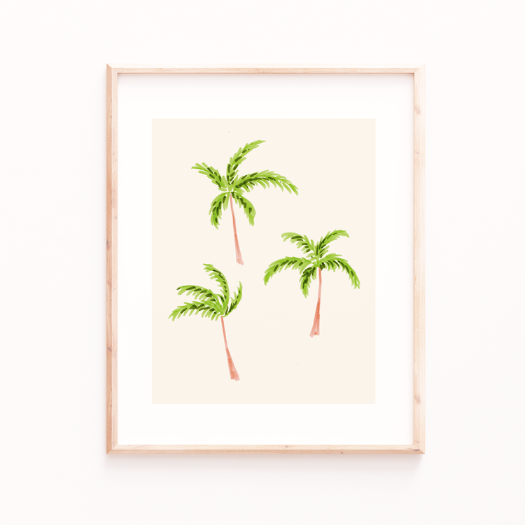 'Palm Trees' poster
