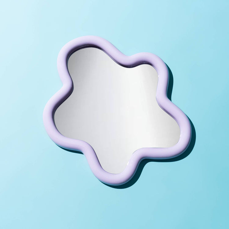 Miroir wavy étoile Fairmont lilas