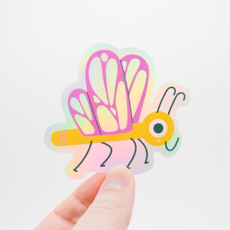 Holographic Butterfly Sticker