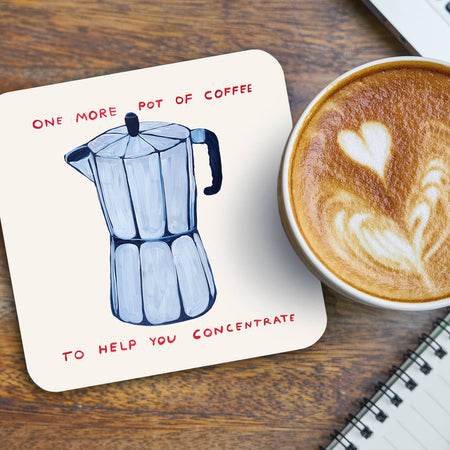 Sous-verres cafetière David Shrigley [tel quel]