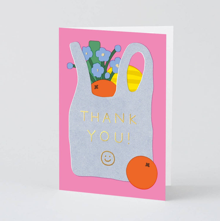 Carte de souhaits Thank You Bag