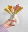 Tulipe en céramique [couleurs variées]