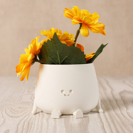 Happy Pot white plant pot [various sizes] 