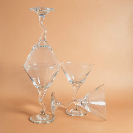 Ensemble de 4 verres à cocktail Squiggle Libbey