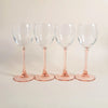 Duo de grands verres à pied rose, Luminarc