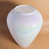 Very large vintage iridescent glass vase