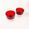 Set of 2 Luminarc Ruby cups