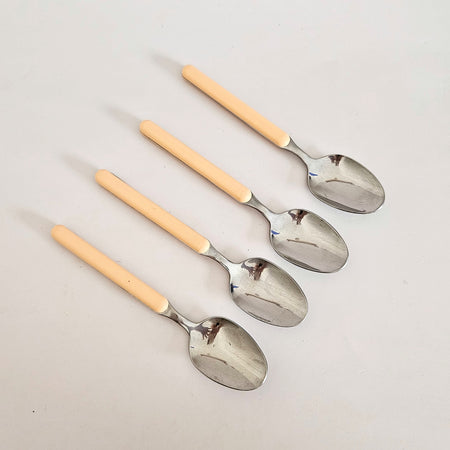 Set of 4 vintage Korea small spoons