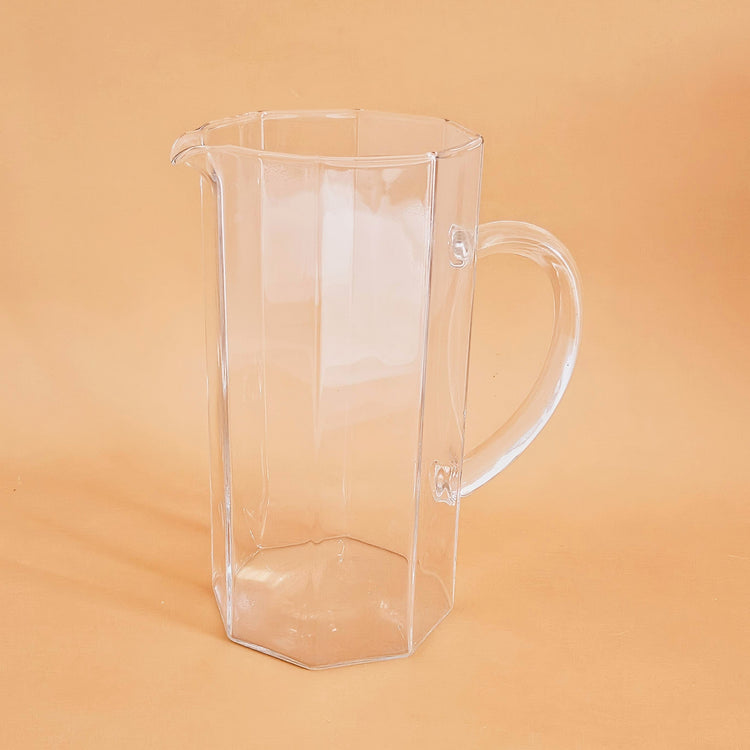 Vintage Octime Glass Pitcher