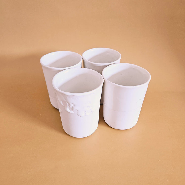 Vintage ceramic handcrafted tumbler cup