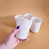 Vintage ceramic handcrafted tumbler cup