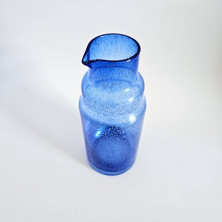 Small second-hand blown glass pitcher