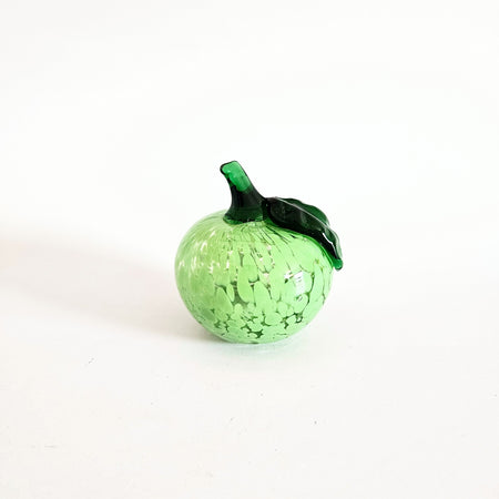 Vintage blown glass apple