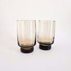 Duo de verres fumés Dominion vintages