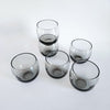 Duo verres fumés boule Libbey vintage [formats variés]