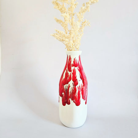 Vintage ceramic bottle vase