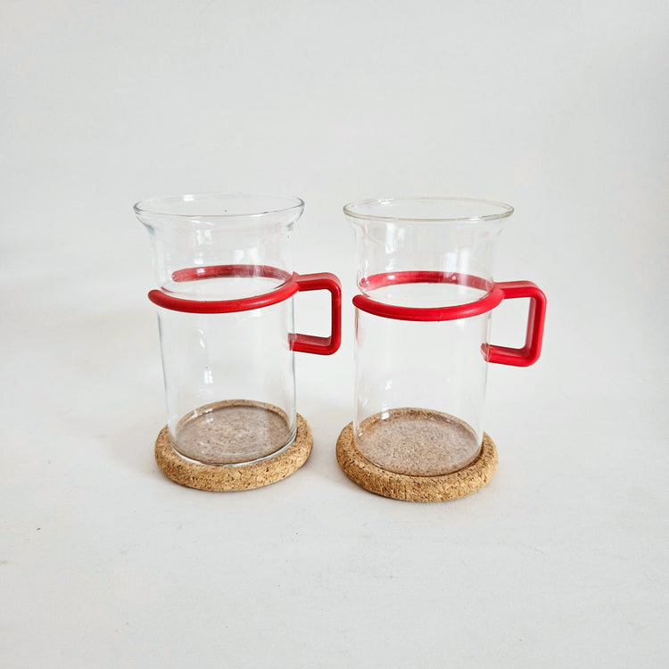 Lot de 2 tasses hautes vintage Bodum [couleurs variées]