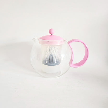 Théière ronde à piston vintage Bodum