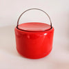 Seau à glace vintage Stelton rouge