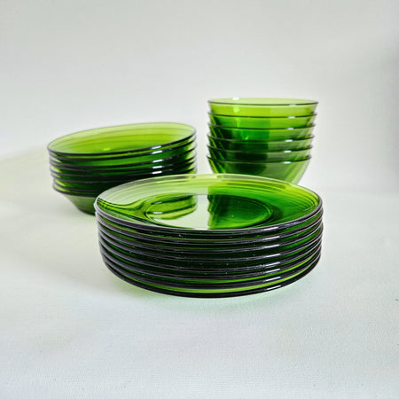 Duralex vintage glass tableware