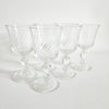 Lot de 6 verres à digestif vintage Luminarc