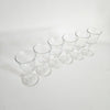 Lot de 6 verres à digestif vintage Luminarc