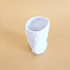 Crumpled ceramic cup