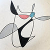Lot de 4 assiettes vintages en céramique, Poppytrail
