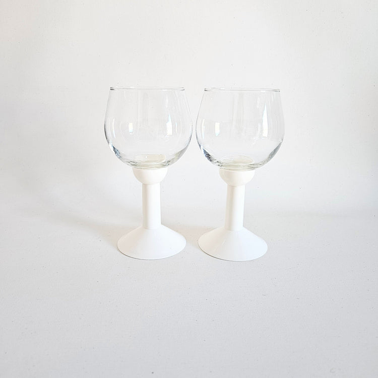 Set of 2 Vintage Oktett Bodum Stemmed Glasses [Various Colors]