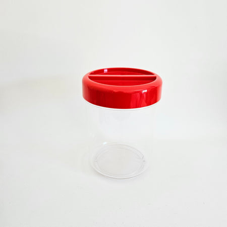 Vintage red André Morin container box