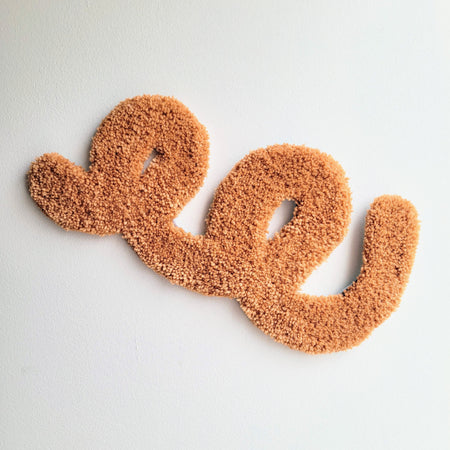 Pièce textile 'Caramel Swirl'