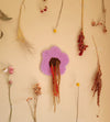 Pièce textile 'Lilac blah flower'