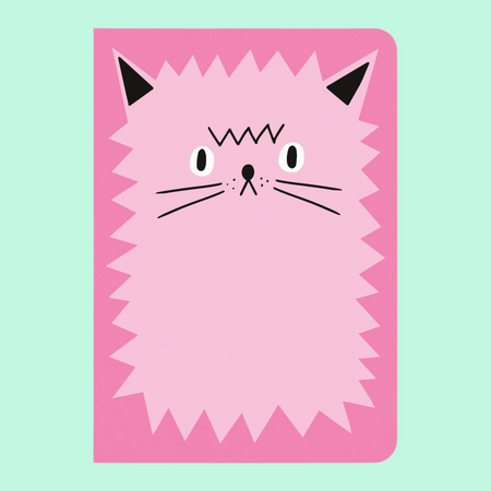 Blob Cat Notebook [Lined Pages]