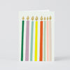 Birthday Candles greeting card