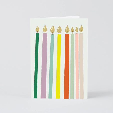 Birthday Candles greeting card