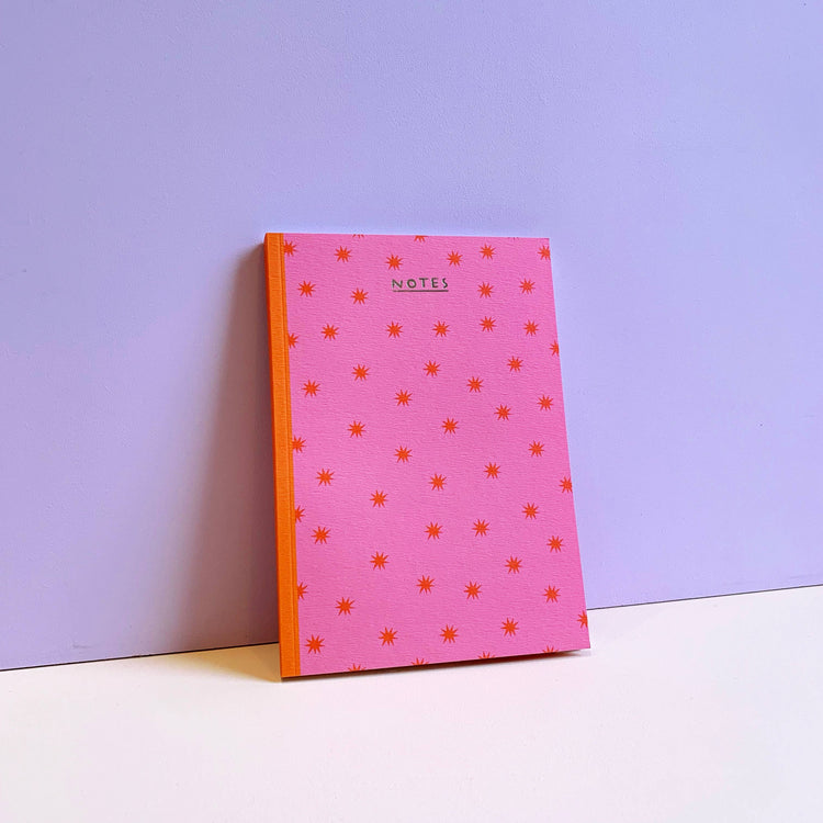 Carnet motifs étoiles [pages blanches]