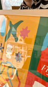 Affiche 'Vibrant Balance' encadrée [tel quel]