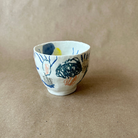 Abstract ceramic tumbler no.145 