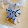 Small ceramic sculpture Blue Tiger