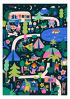Puzzle Camping des amis - 500 morceaux