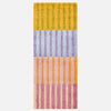 Tapis de bain runner Rayures multi