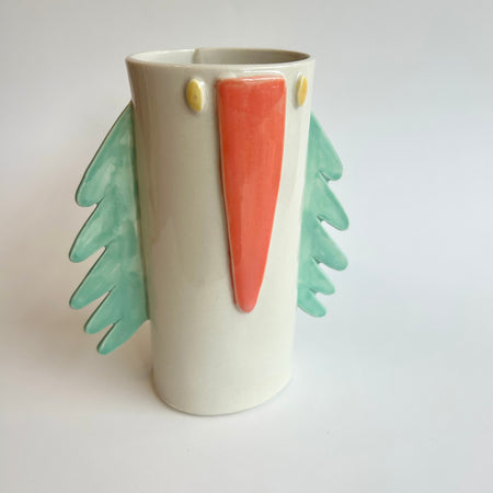 Grand vase en porcelaine Ailes [tel quel]