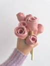 Rose en céramique