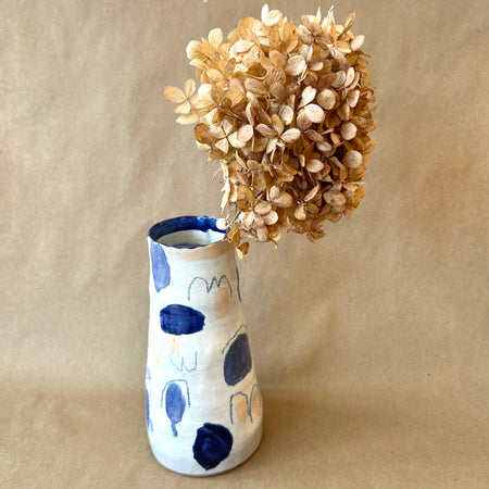 Grand vase abstrait en céramique no.406