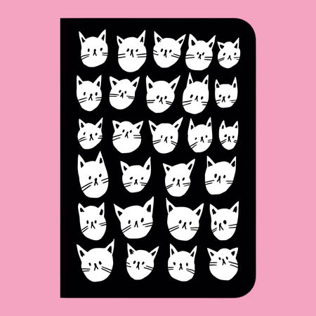 Many Cats Notebook [lined pages]