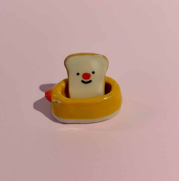 Figurine en céramique Grille-pain [modèles variés]