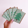 Mini carte de souhaits Sapin cute