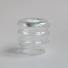 Wavy Glass Candle Holder [Various Colors] 