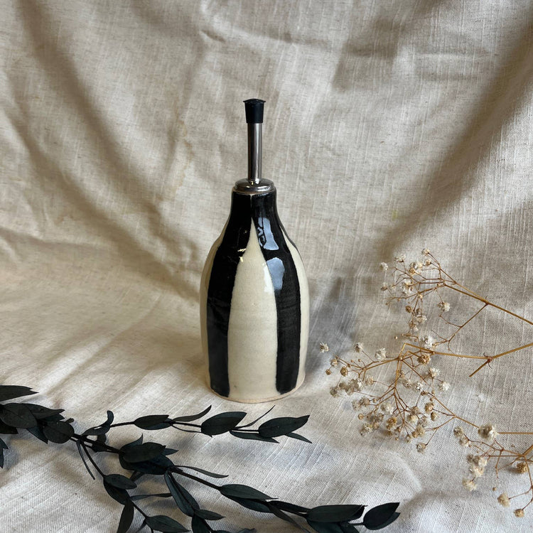 Huilier rayé en céramique